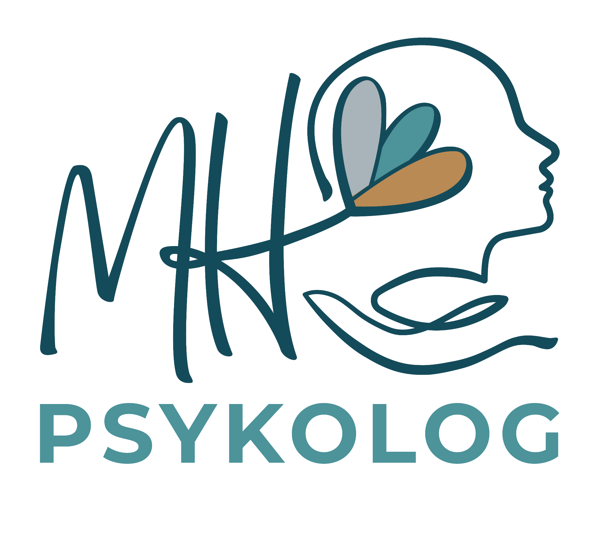 MH Psykolog diskret logo